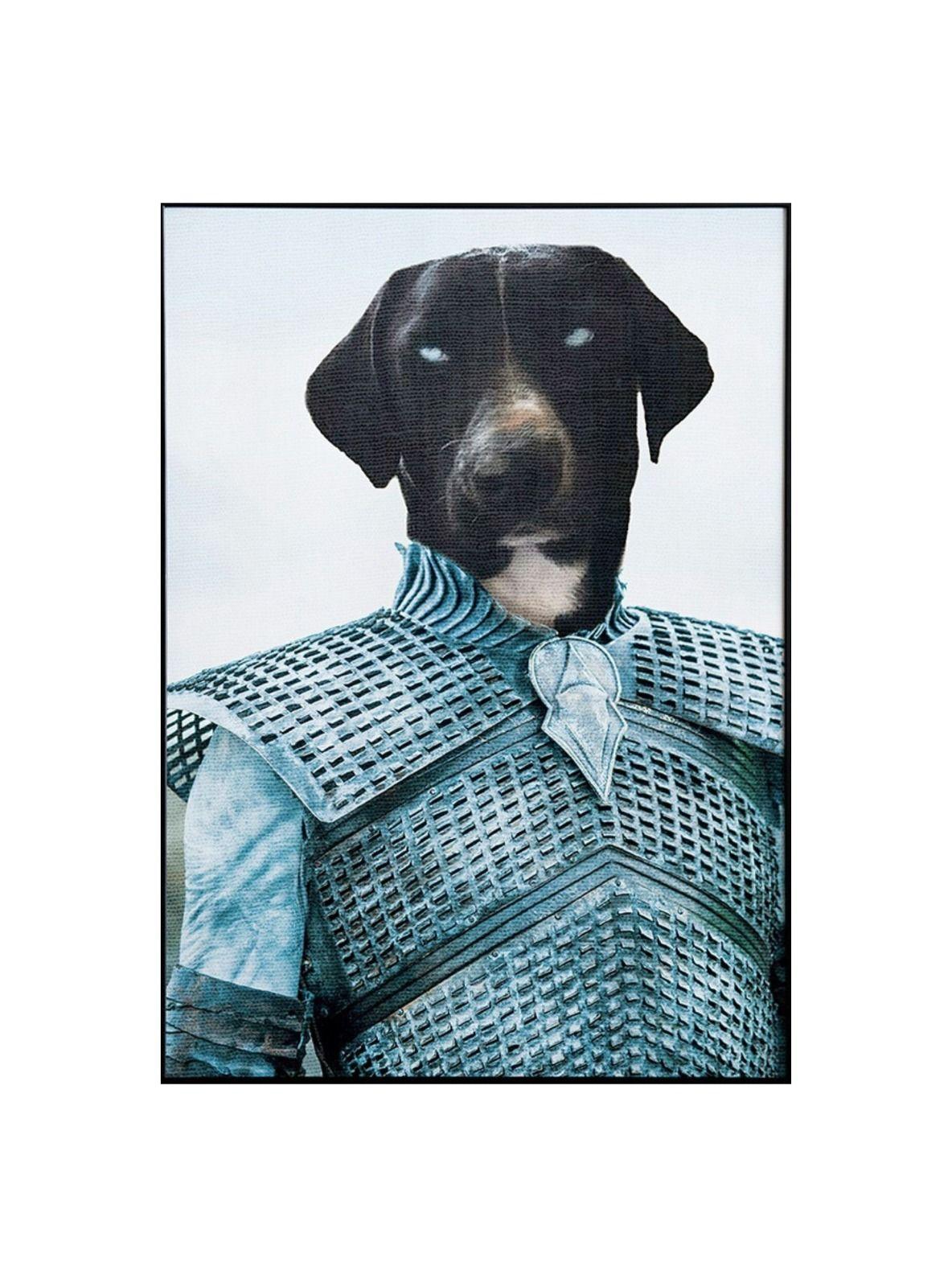 CUADRO DE TU MASCOTA PETPRINT NIGHT KING - GAME OF THRONES CANVAS - 40X60 CM -1