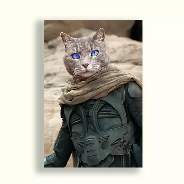 CUADRO DE TU MASCOTA PET PRINT DUNE CANVAS - 30X50 CM-1