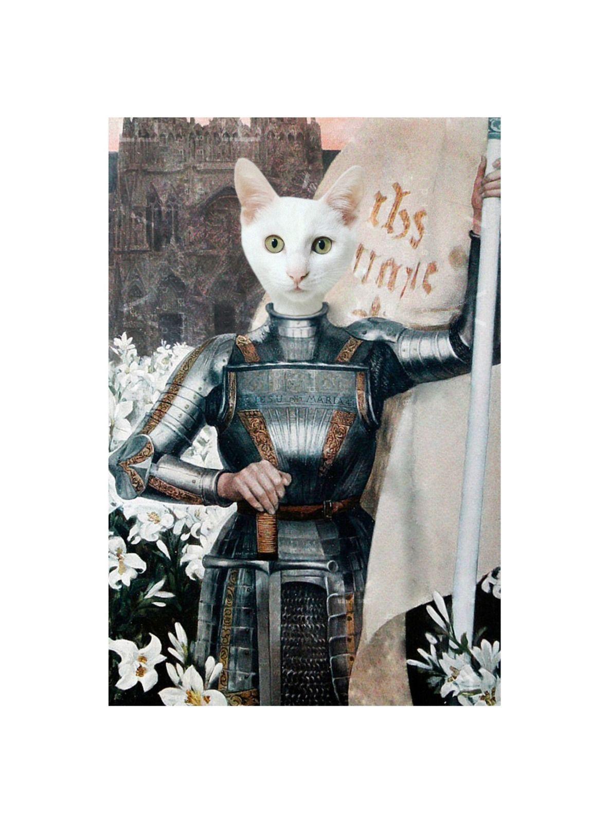 CUADRO DE TU MASCOTA PETPRINT JUANA DE ARECO CANVAS - 40X60 CM -0