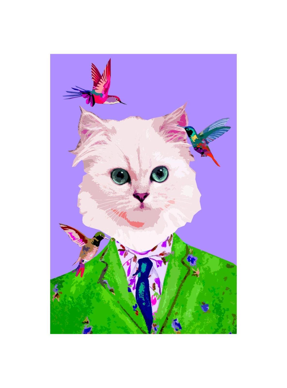 CUADRO DE TU MASCOTA PETPRINT PÁJAROS CANVAS - 20X30 CM -1