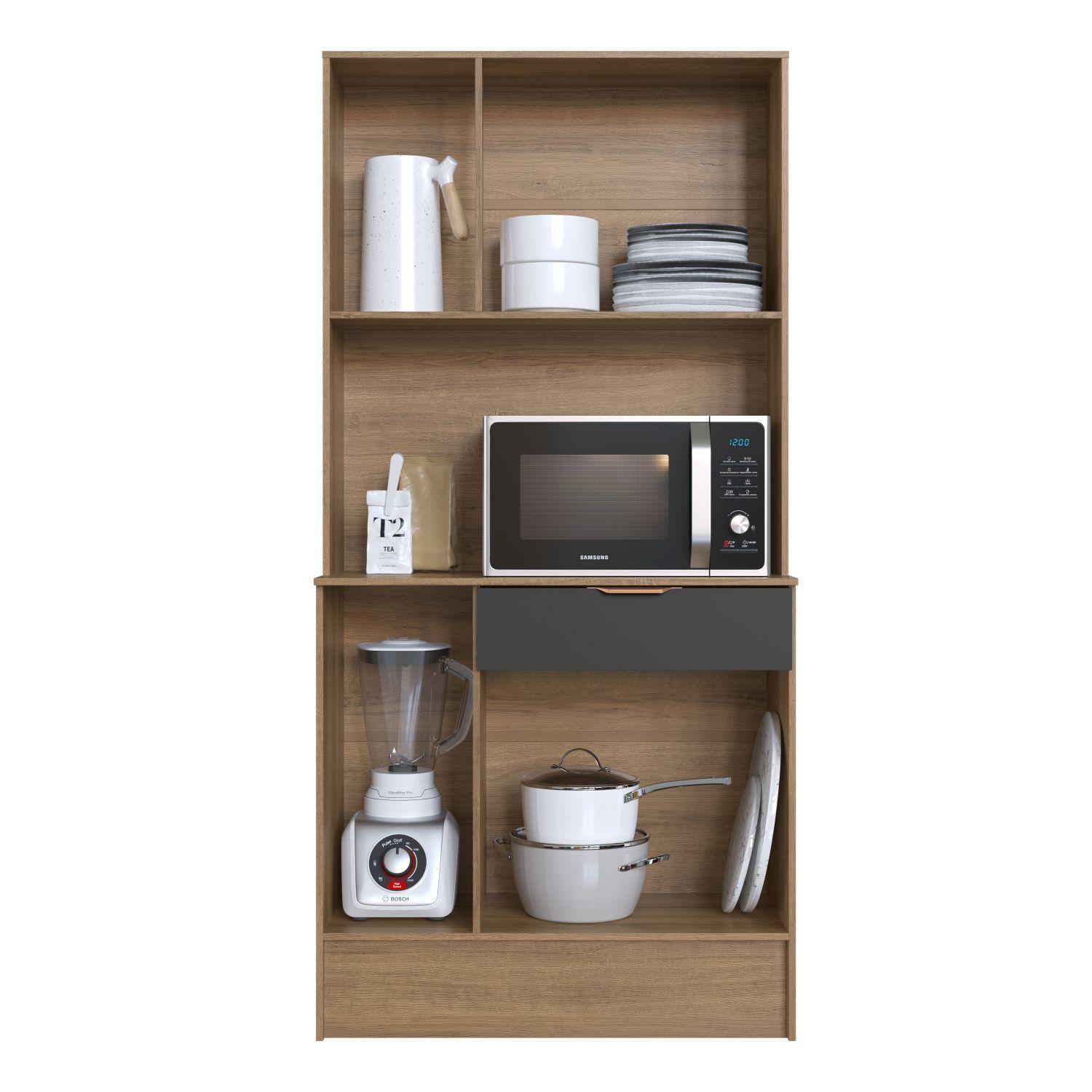 KIT COCINA 81 CM GRAFITO 6 PUERTAS 1 CAJON-4