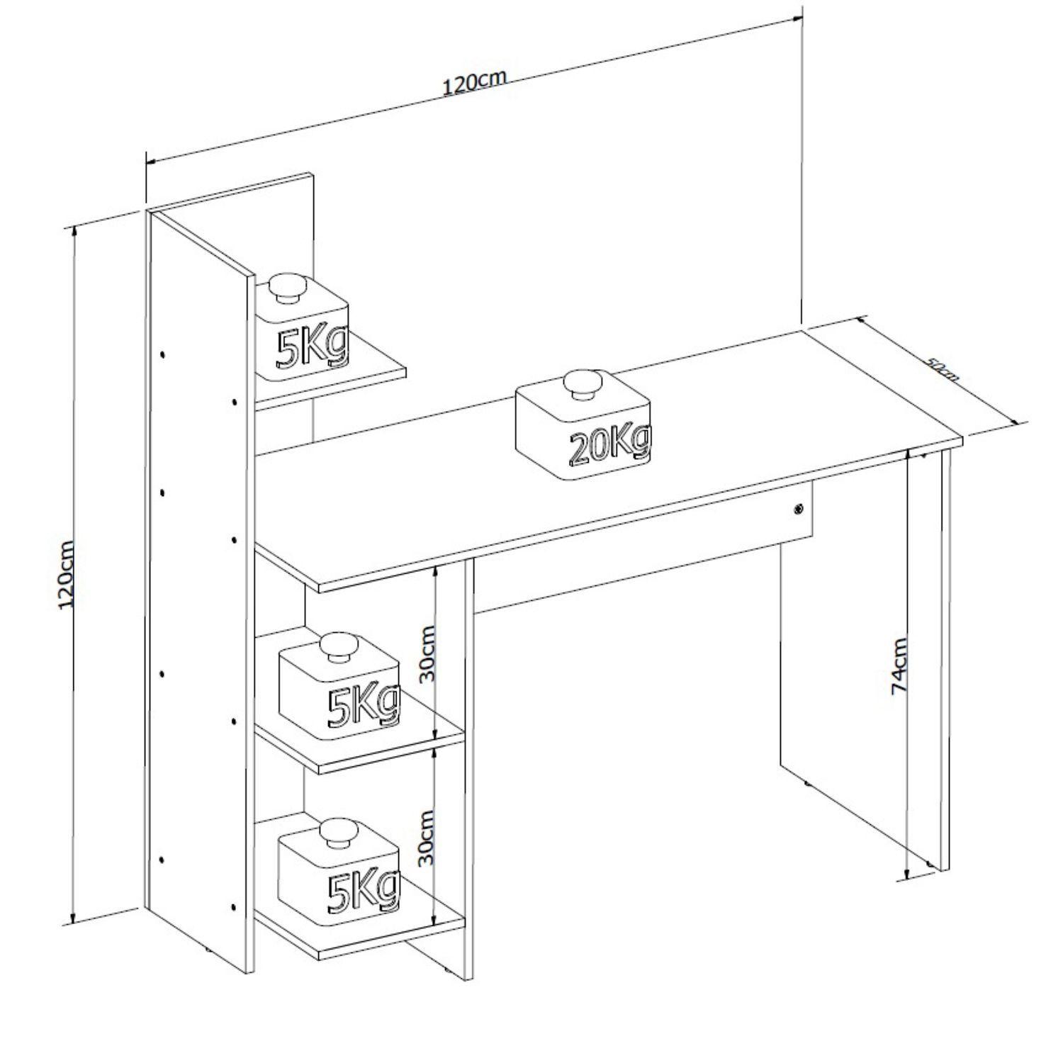 ESCRITORIO BIBLIOTECA SUNSET 50X120X74-2