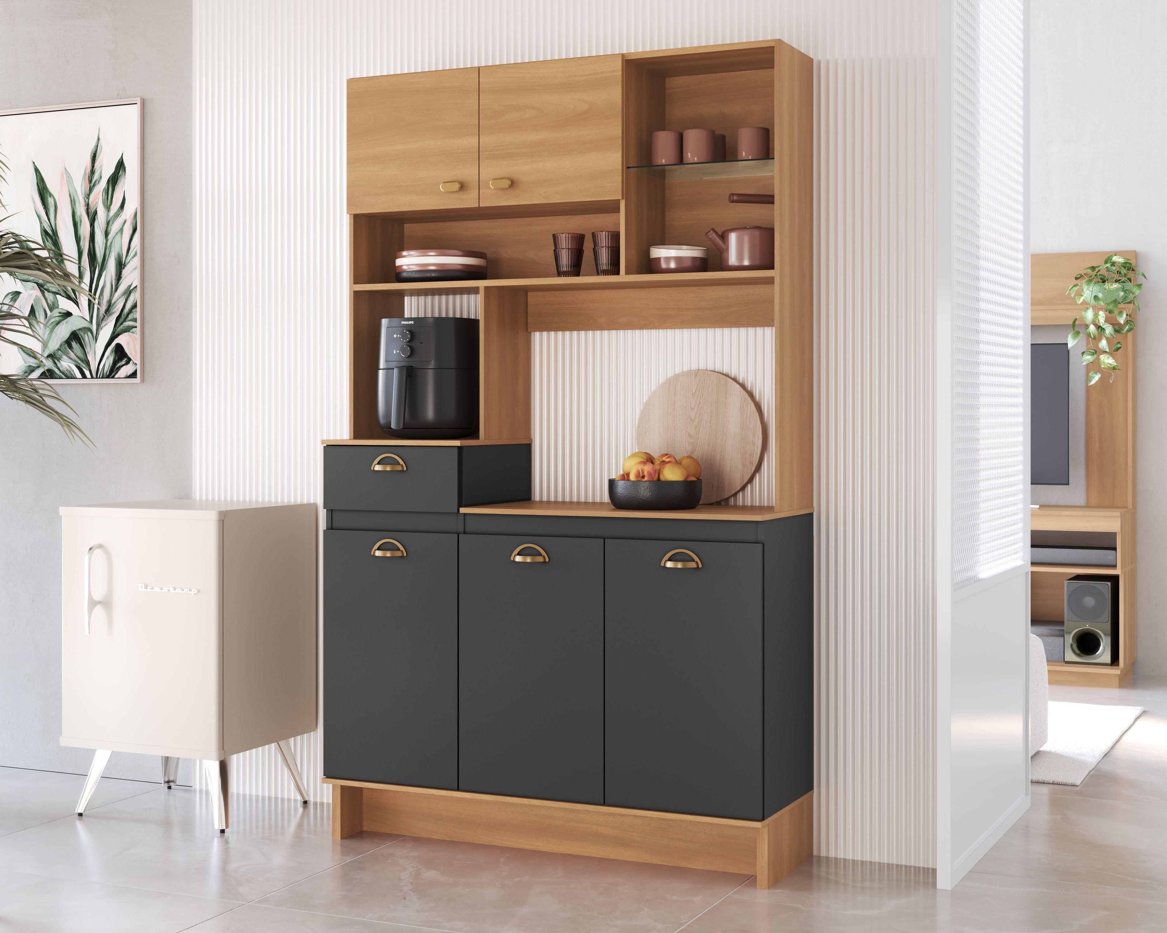 KIT COCINA 112 CM GRAFITO 5 PUERTAS 1 CAJON-3