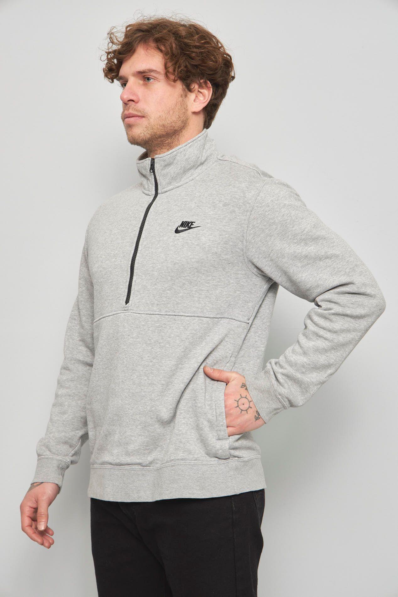 Poleron casual  gris nike talla M 455-1