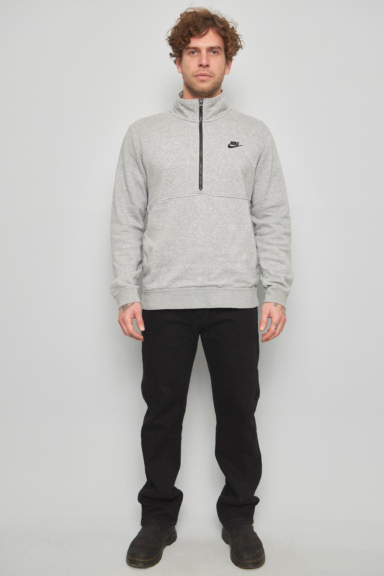 Poleron casual  gris nike talla M 455-3