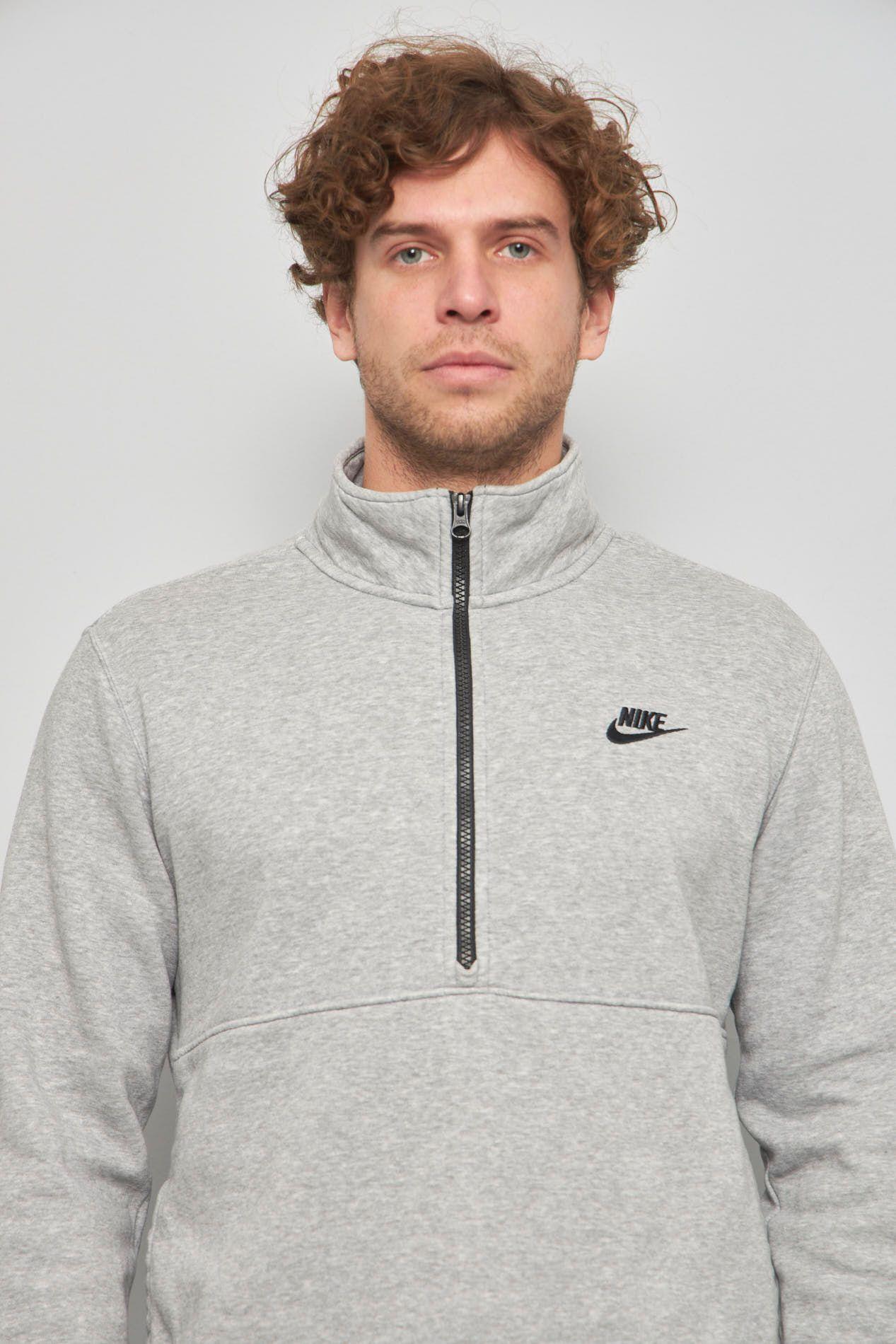 Poleron casual  gris nike talla M 455-4