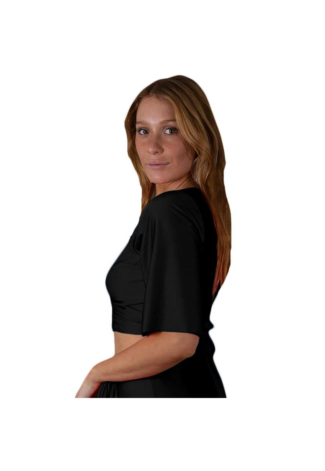 Peto Monaco Amarra Negro Lycra Dupont Maria Paskaro-2