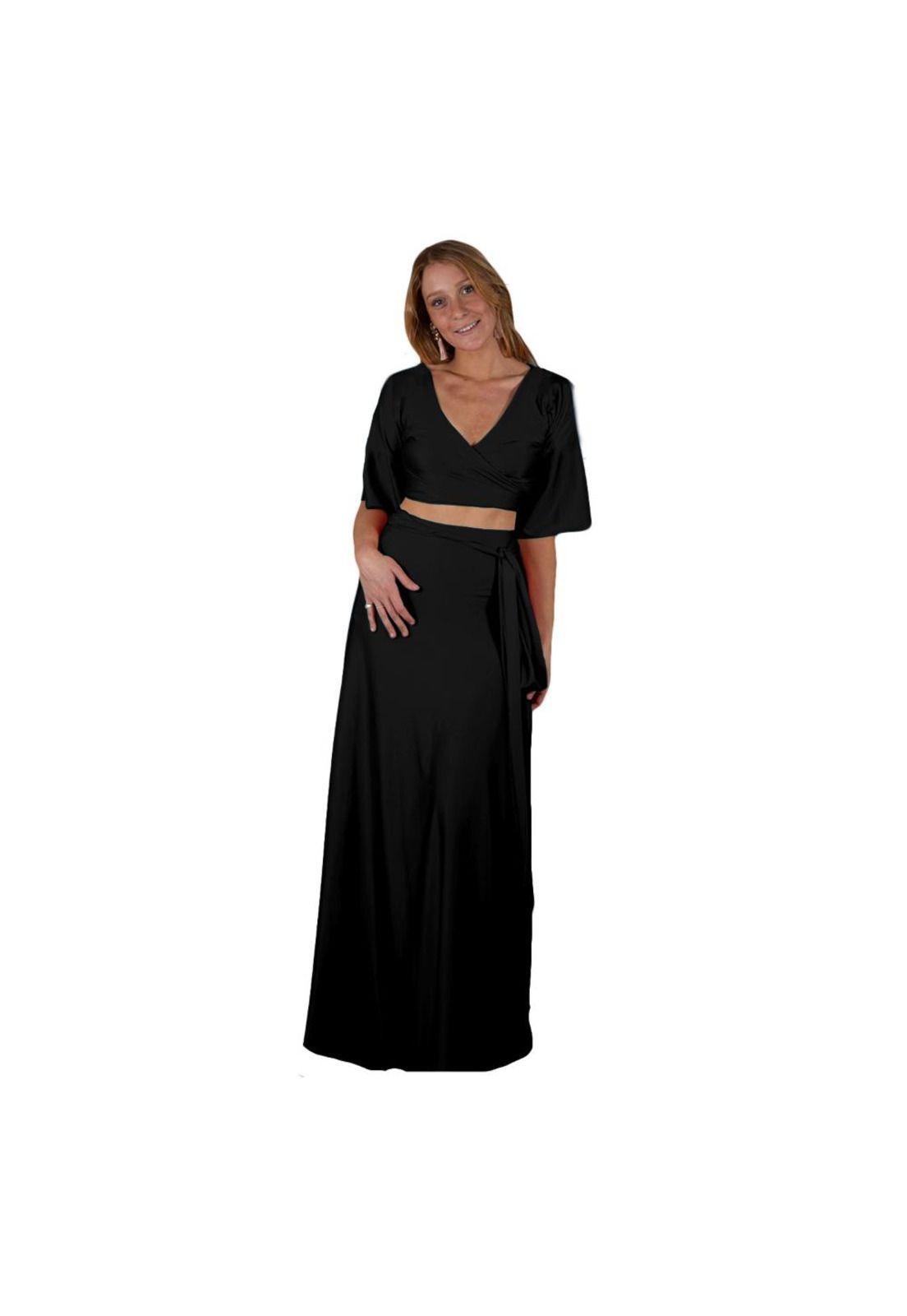 Peto Monaco Amarra Negro Lycra Dupont Maria Paskaro-5