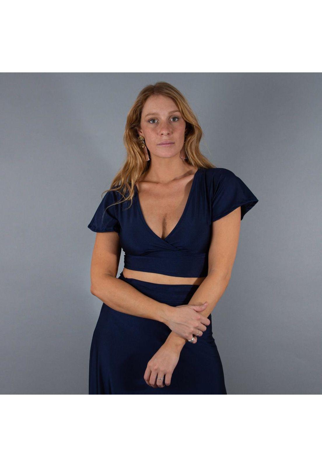 Peto Roma Azul Marino Lycra Maria Paskaro-6