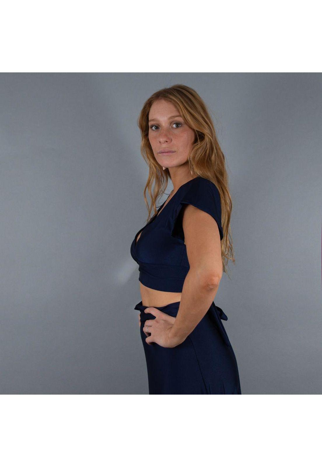 Peto Roma Azul Marino Lycra Maria Paskaro-7