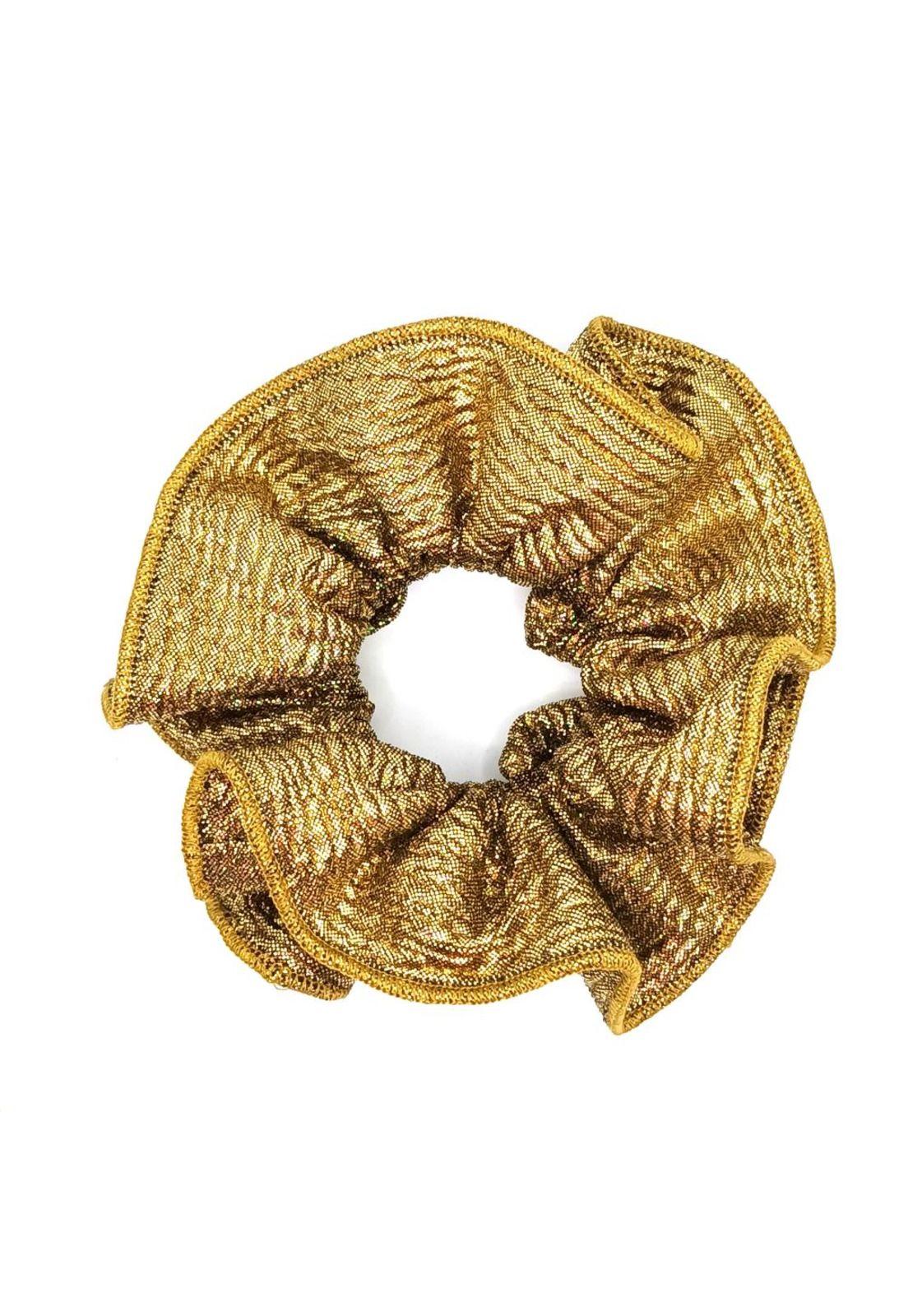 Scrunchie Collet Camelia M Oro Maria Paskaro-0