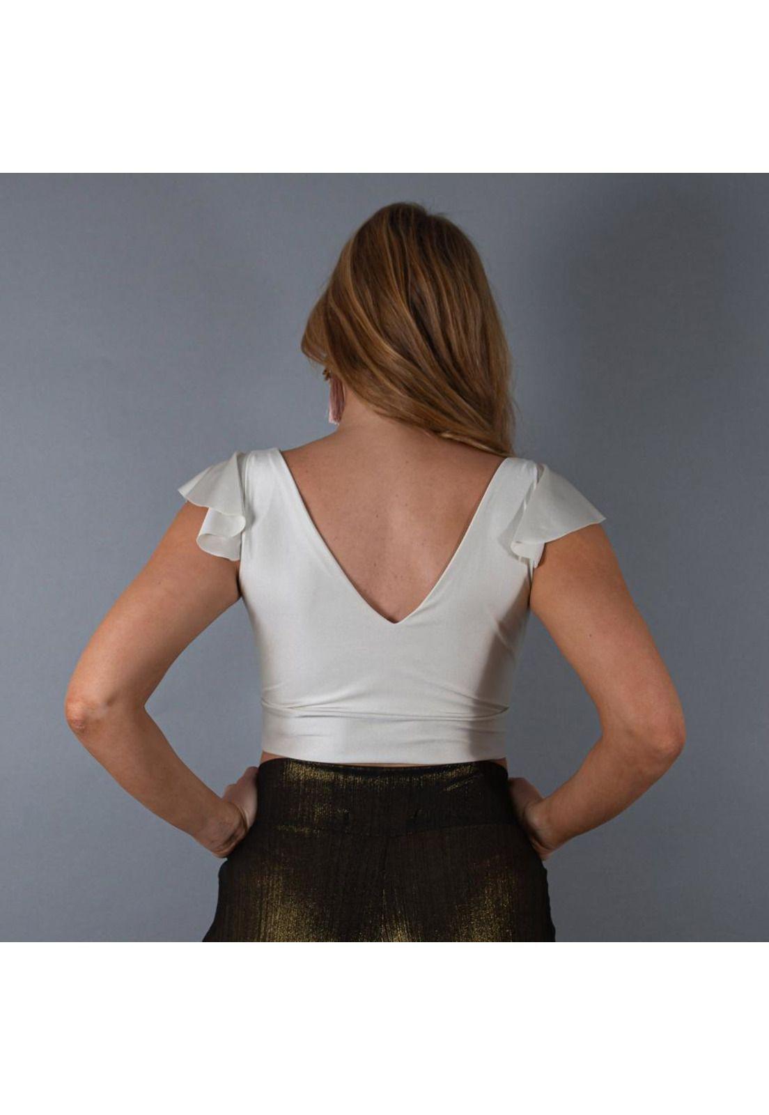 Peto Lima Perla Lycra Manga Vuelo Maria Paskaro-2