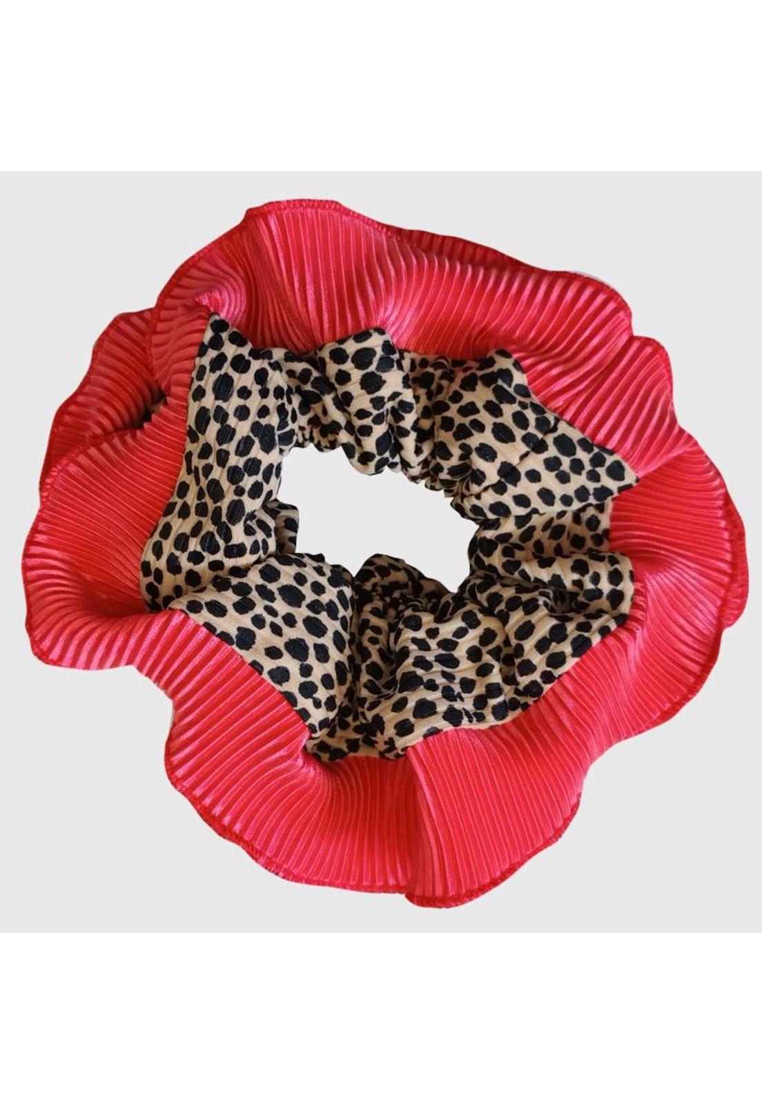 Scrunchie Begonia XL Chita Coral  Maria Paskaro-0