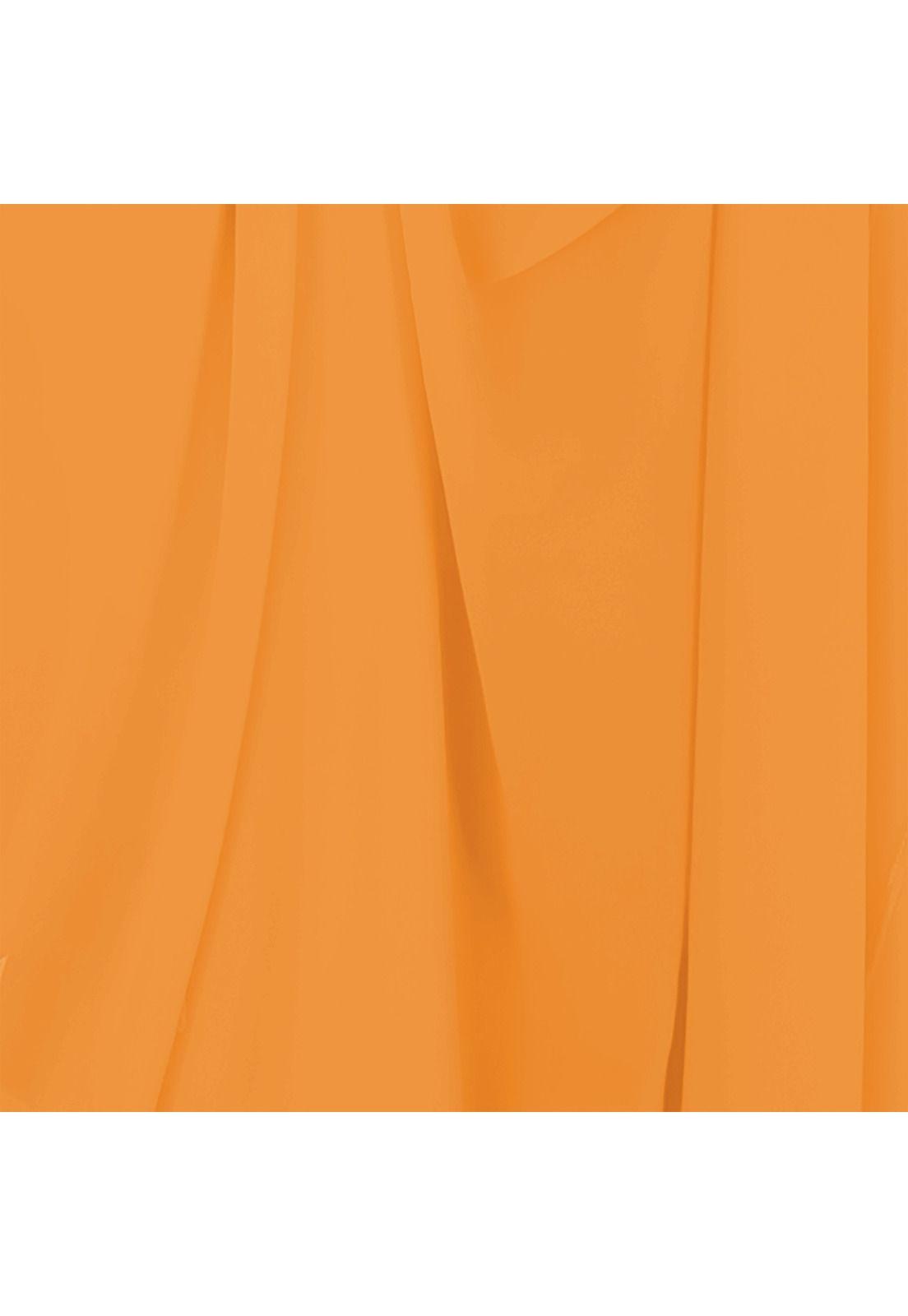 Tapado Capa Multiforma Catania Naranjo Chiffon Maria Paskaro-2