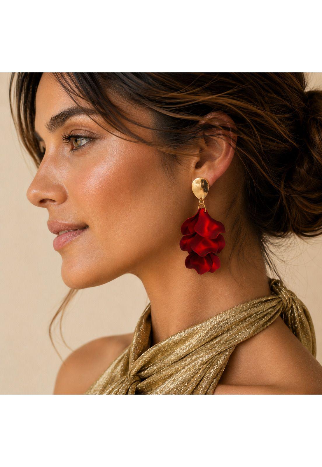 Aros Cloe Rojo Maria Paskaro-0