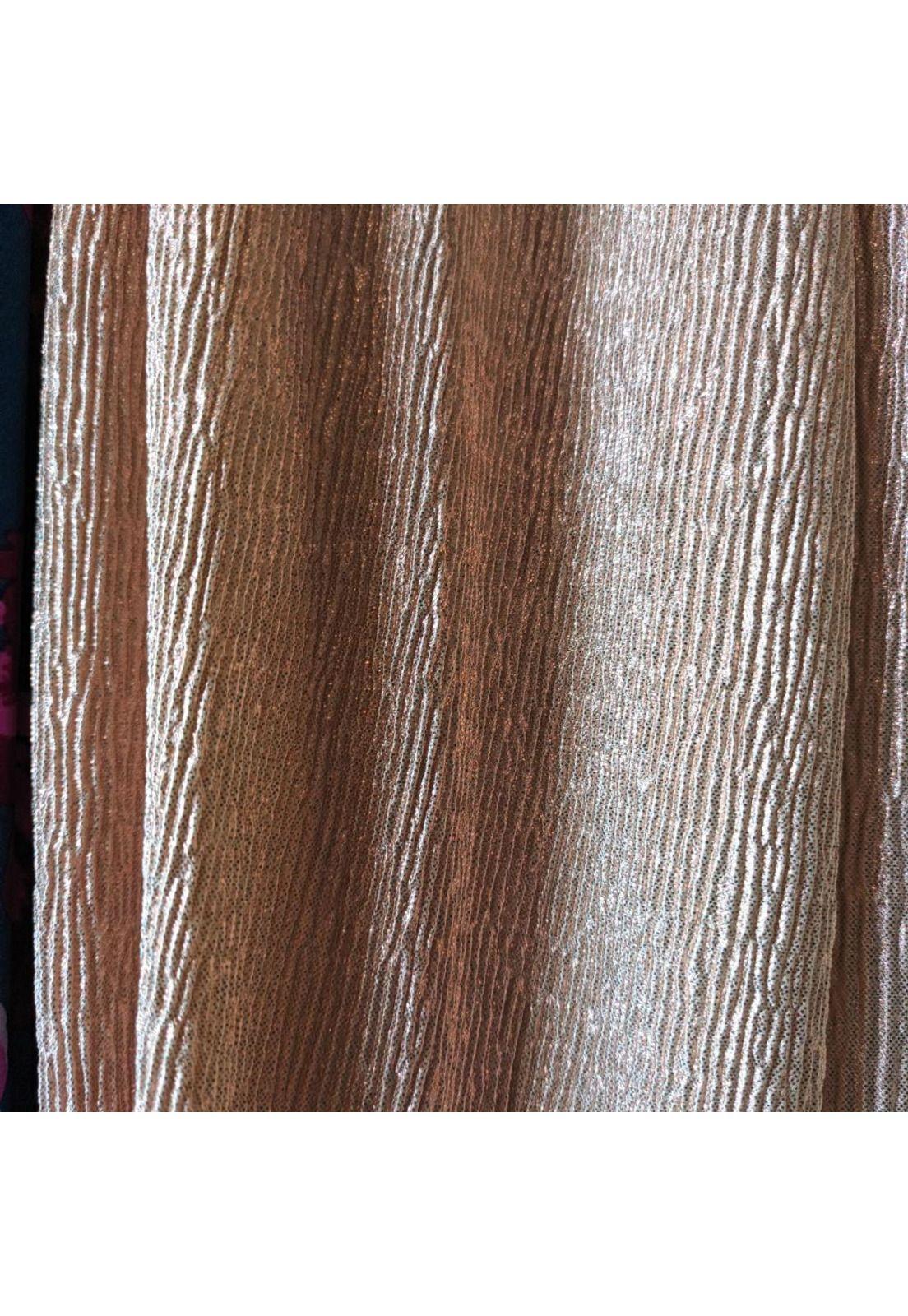 Tapado Kimono Largo Verona Cobre Textura  Maria Paskaro-4