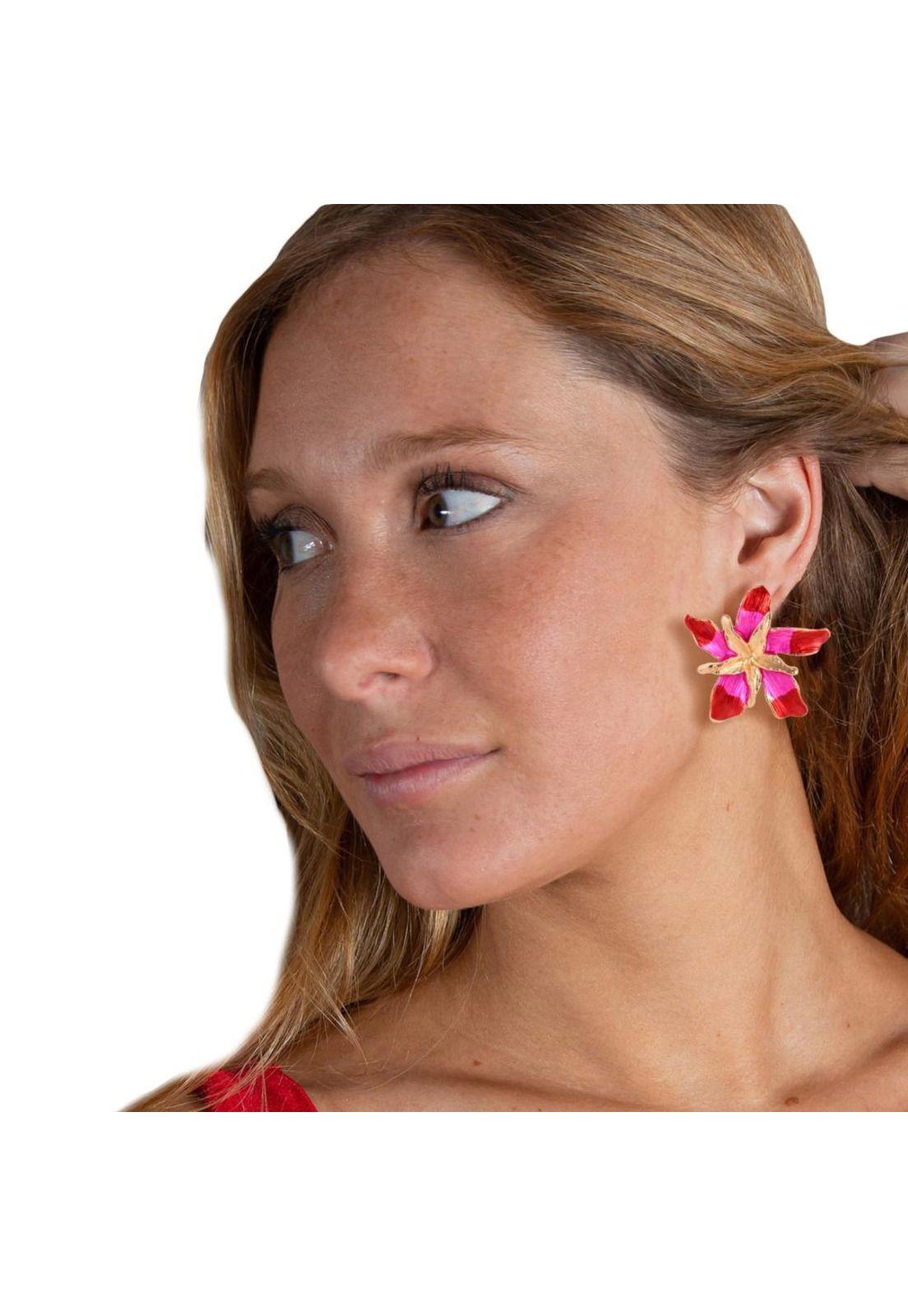 Aros Lirio Fucsia María Paskaro-0