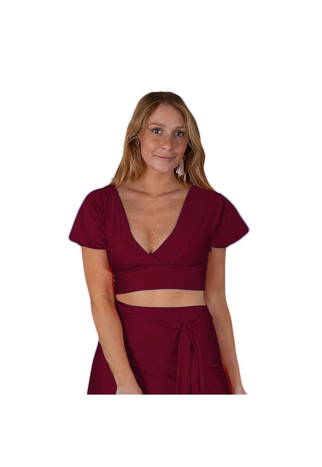 Peto Roma Cherry Lycra Maria Paskaro-0