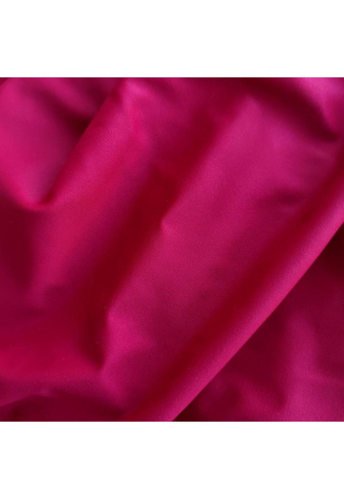 Falda Larga Bristol Frambuesa Lycra Maria Paskaro-3