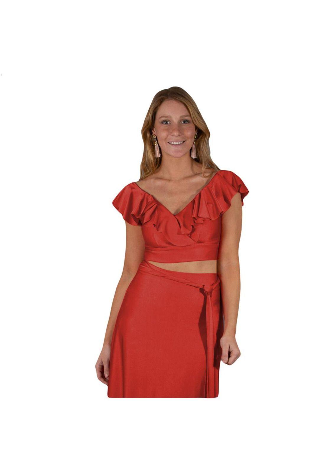Peto Marken Rojo Lycra Dupont Vuelo Grande Maria Paskaro-0
