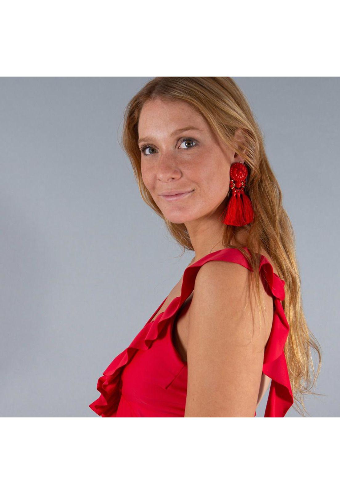 Aros Amazonas Rojo Fleco Maria Paskaro-2