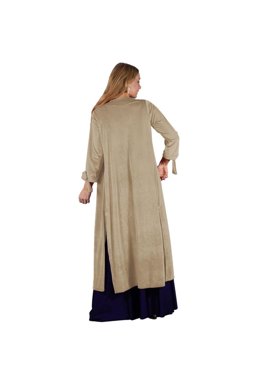 Tapado Kimono Largo Verona Arena Terciopelo Maria Paskaro-2