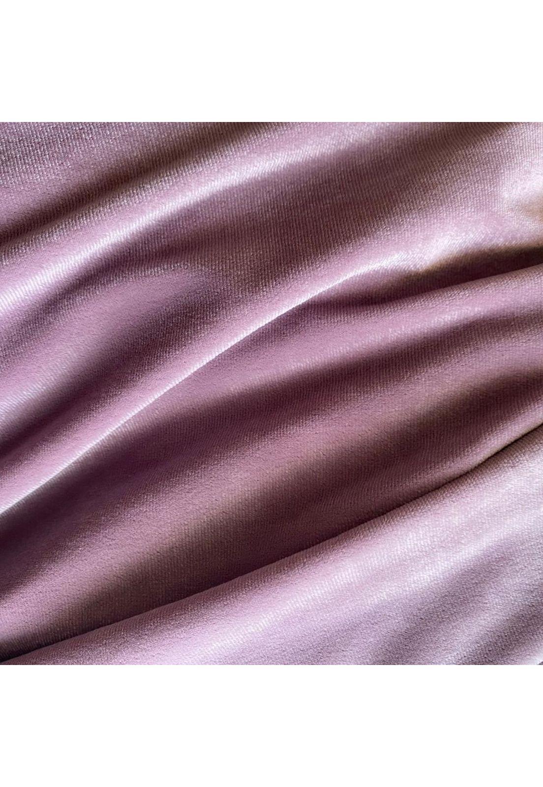 Tapado Kimono Largo Verona Lila Terciopelo Maria Paskaro-2