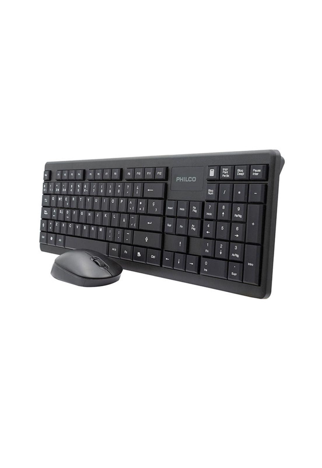 Combo Teclado + Mouse Inalámbrico Philco SPT6314 / 1200 DPI -0