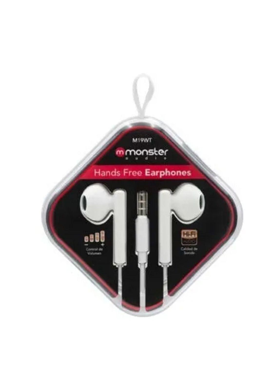 Audifonos Alambricos Manos Libres M19 Monster-2
