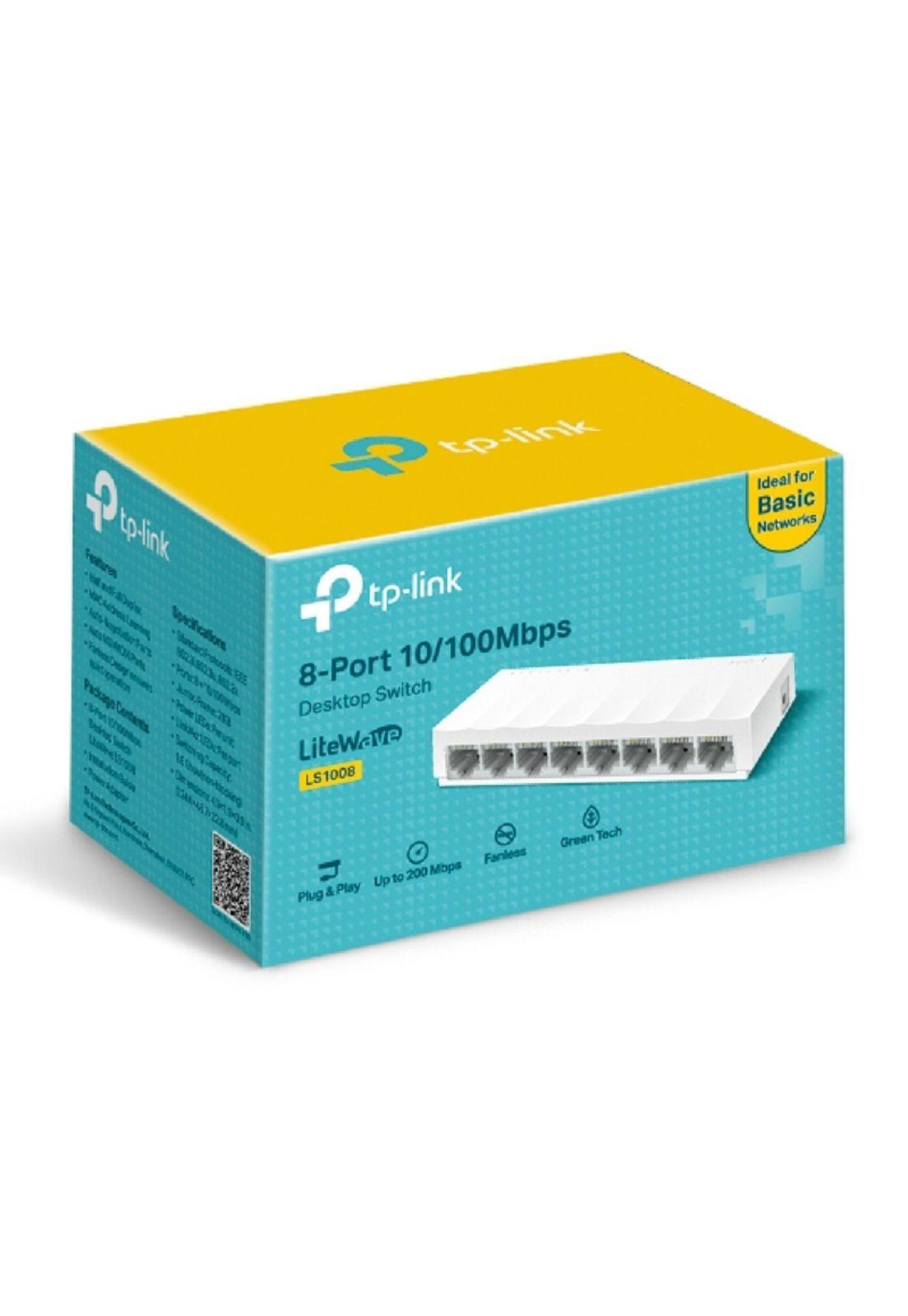 Switch de 8 Puertos 10/100Mbps de Escritorio Tp-Link-3