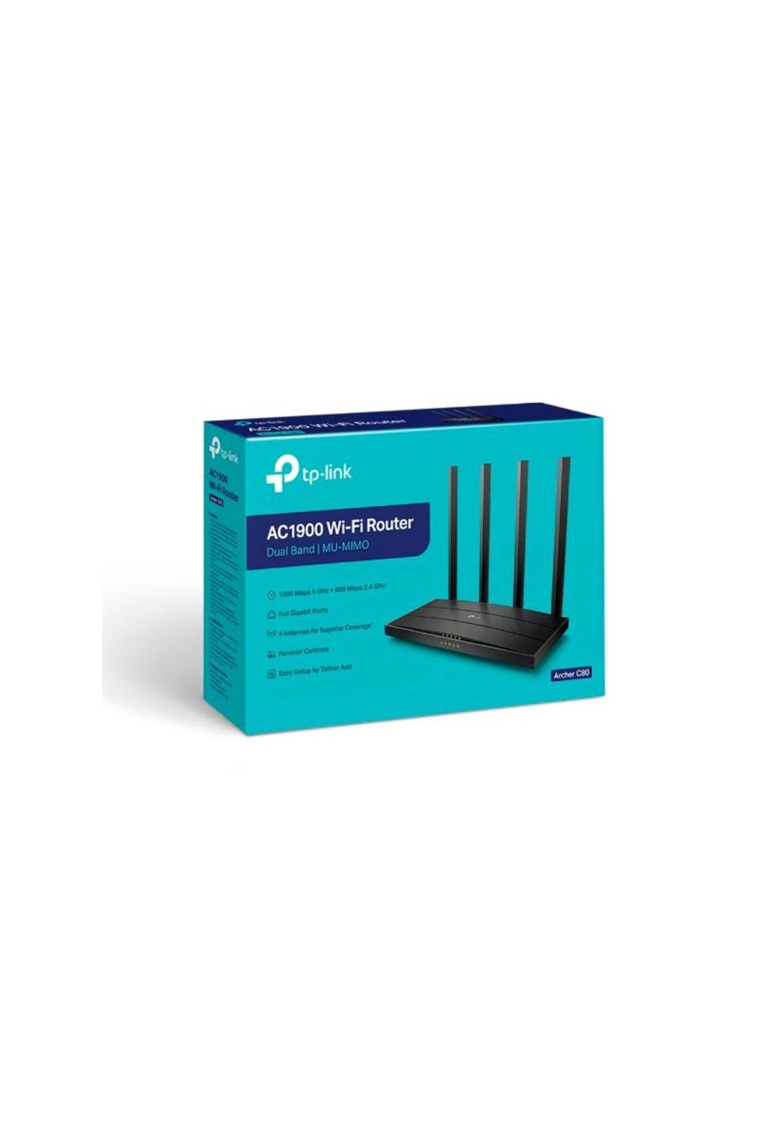 Router Tp-link Archer C80 V1 Negro 110v 220v-3