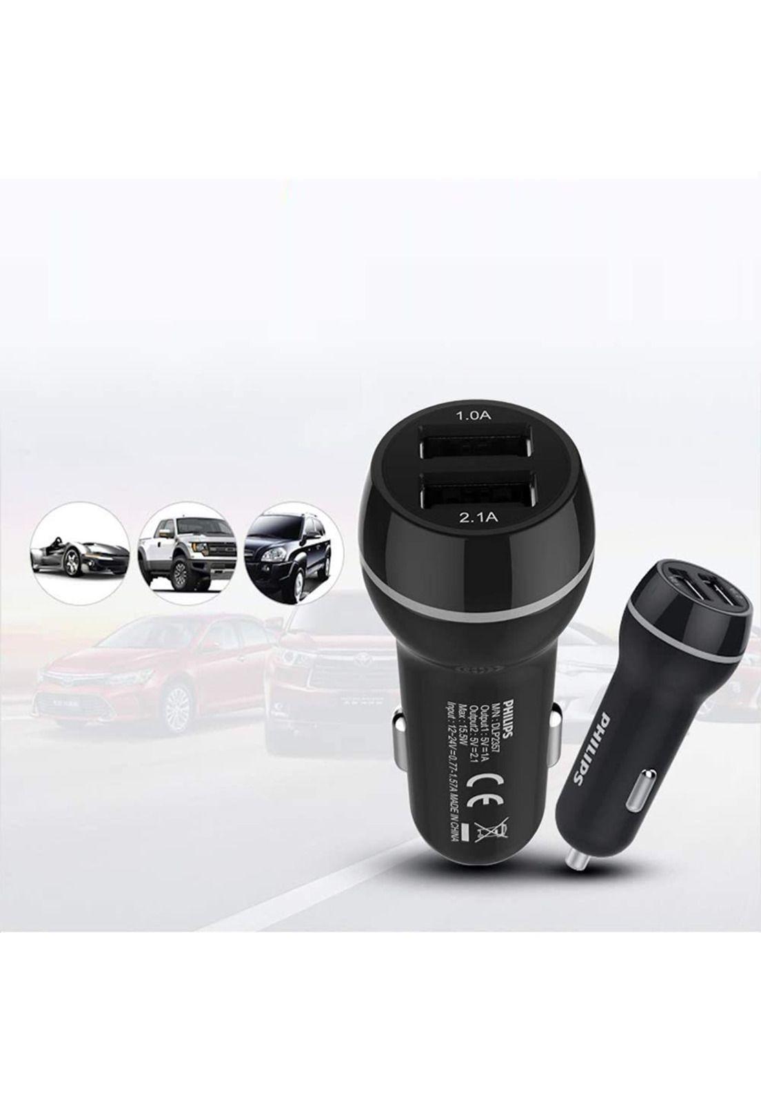 Cargador DLP2357 para autos 12Volts Ultra Fast Philips -3