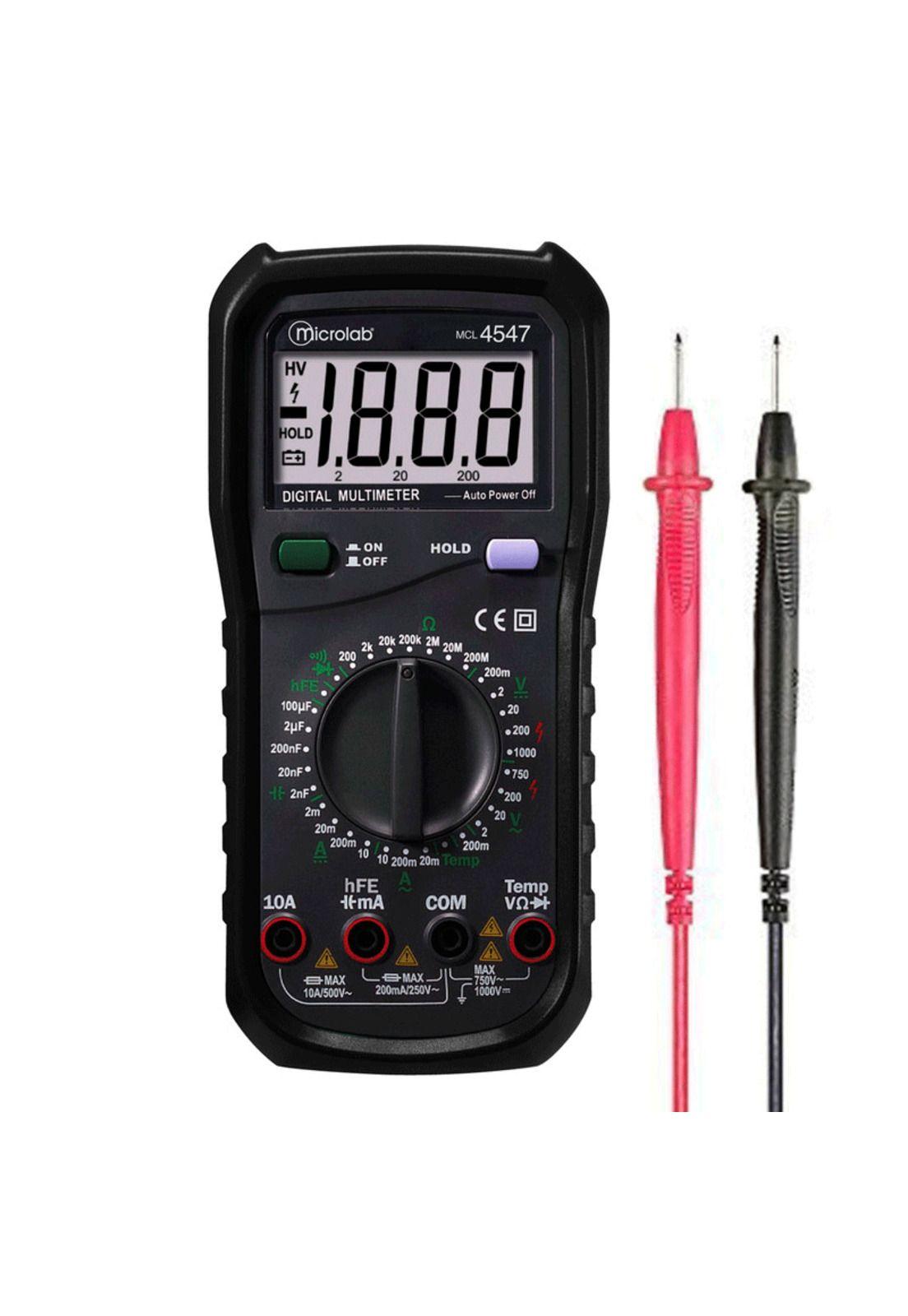 Multitester Pro C/temperatura Mlab-3