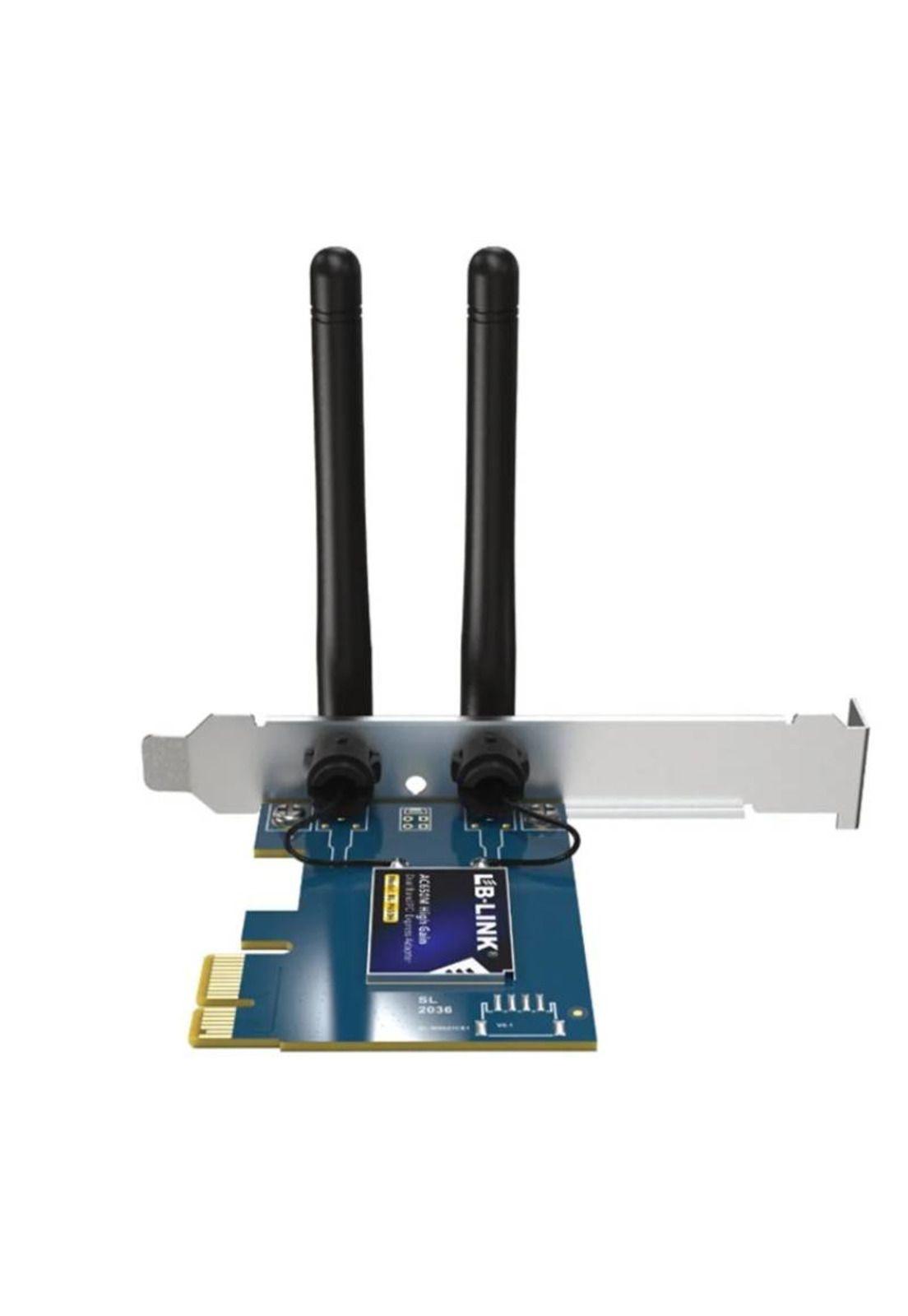 Adaptador LB-Link BL-P650H PCI Express Wifi AC650 Dual Band 650Mbps High Gang 2 Antenas 2dBi -2