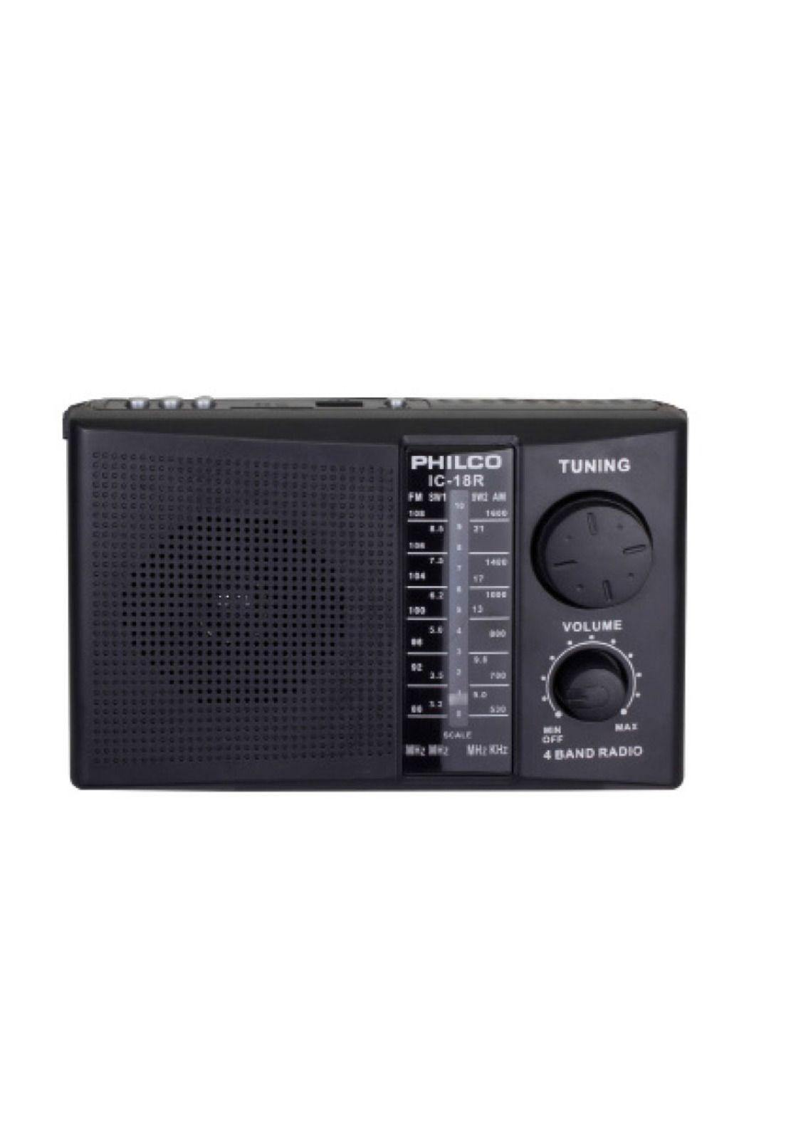 Radio 4 Bandas Recargable Ic-18R Usb / Sd / Philco-0