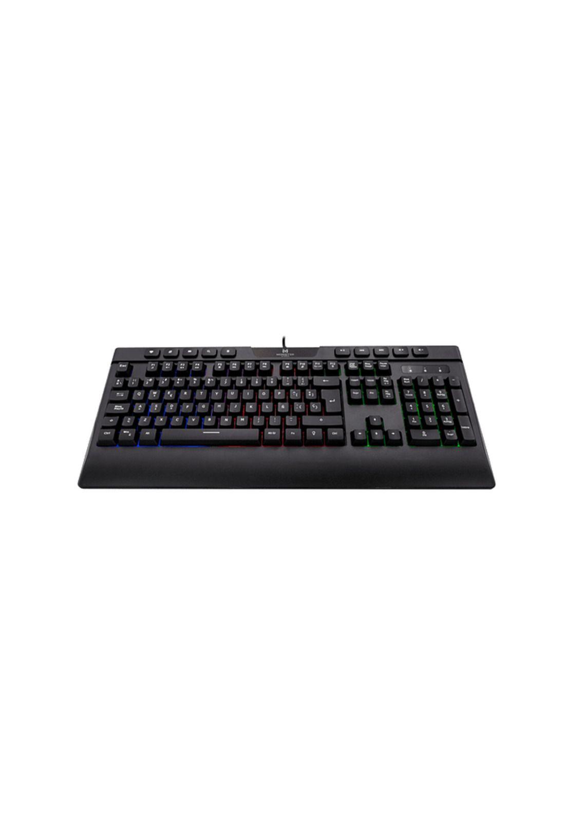 Teclado Gamer Membrana Monster Inception RGB Anti-Ghosting-4