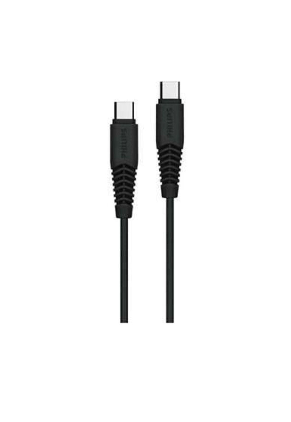 Cable Philips Ubc-C A Usb-C 1m 2a Max Negro DLC5531CB -0