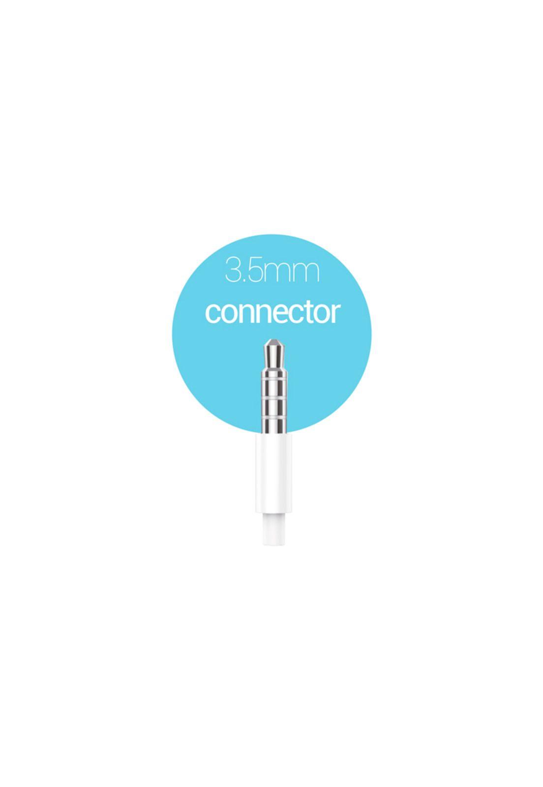 Audífonos Alámbricos In Ear Wired Blancos Mlab-3