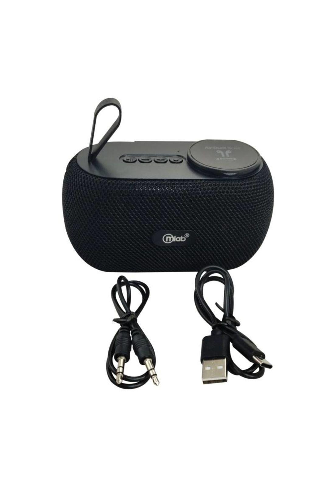 Parlante Mlab 9301 Air-Dual Bass TWS Speaker + Audífonos-7