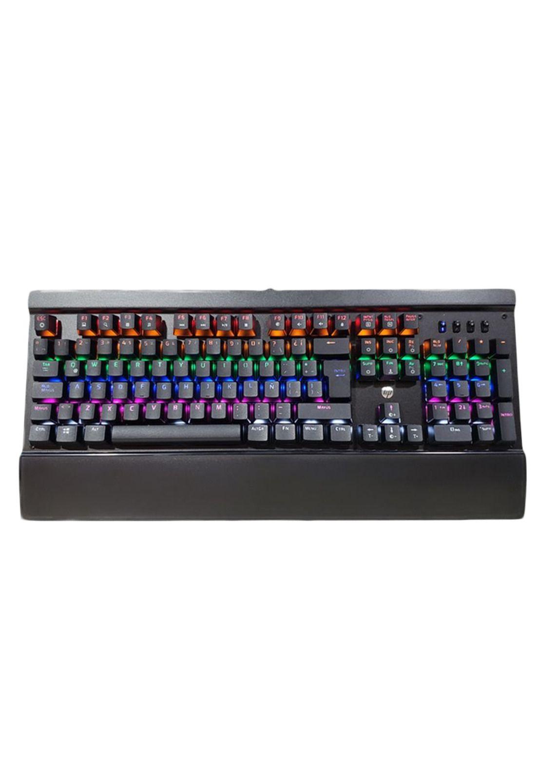 Teclado Gamer Mecánico HP GK500 Led RGB-0