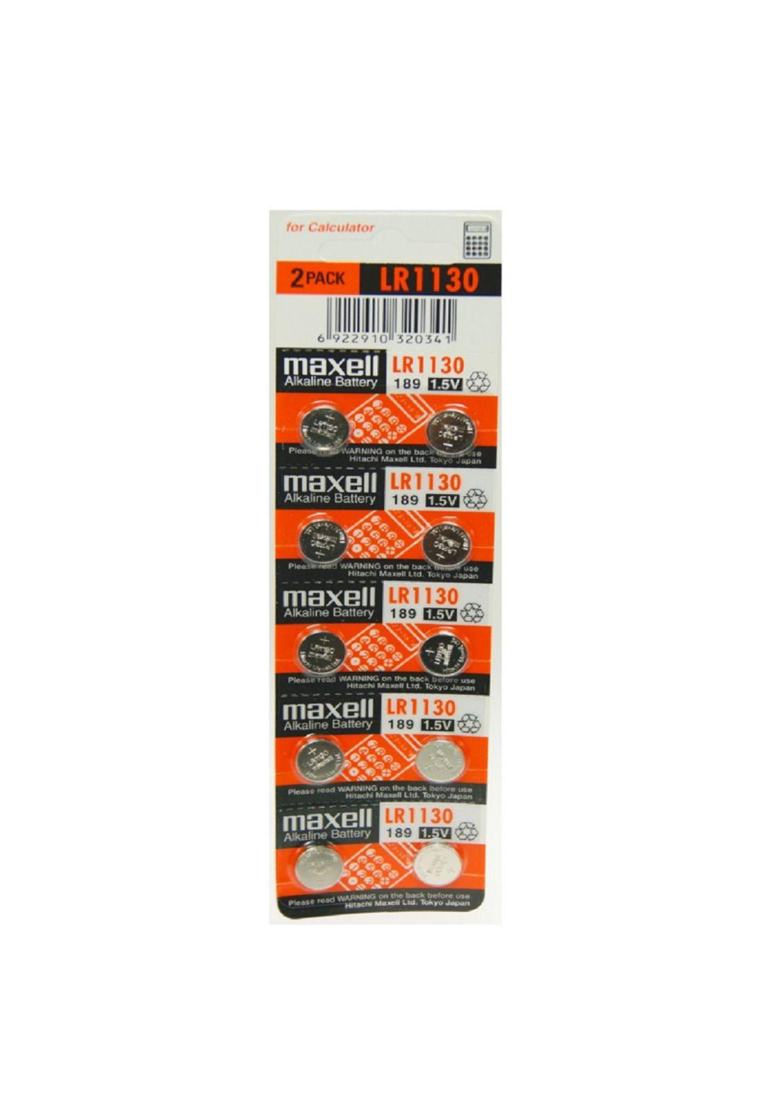 Pilas Maxell Blister 10 Pilas LR1 130-0