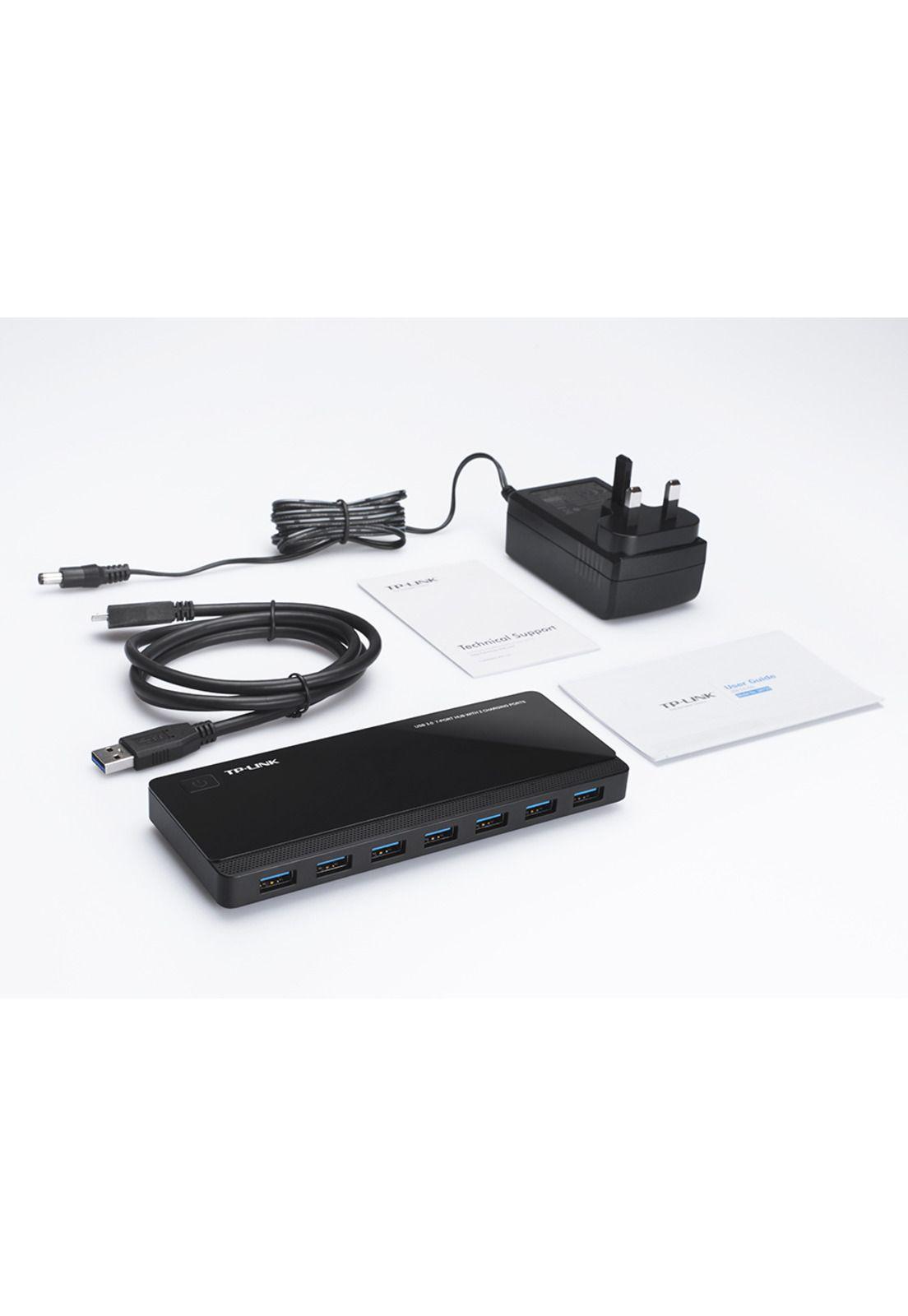 Hub 7  Puertos con dos puertos de carga USB 3.0  Tp-Link-2
