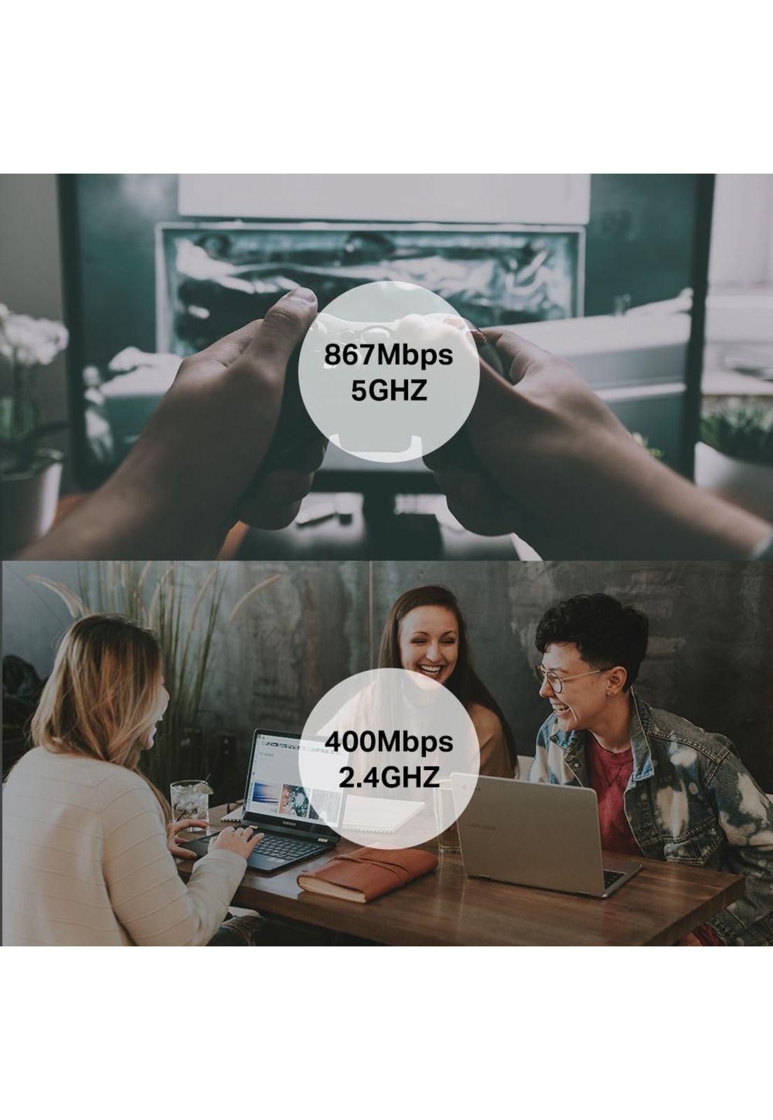 Adaptador Usb Inalámbrico Wifi Tplink T3u-3