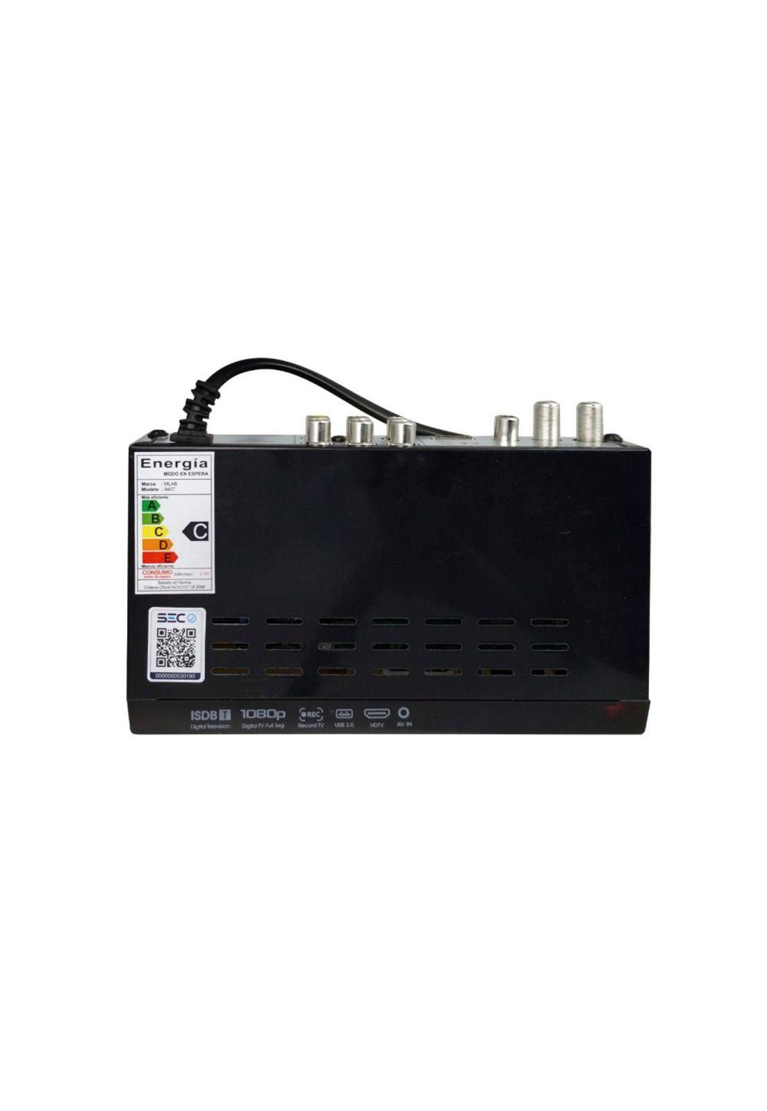 Decodificador de Señal TV Digital ISDB-T Mlab 9407-1