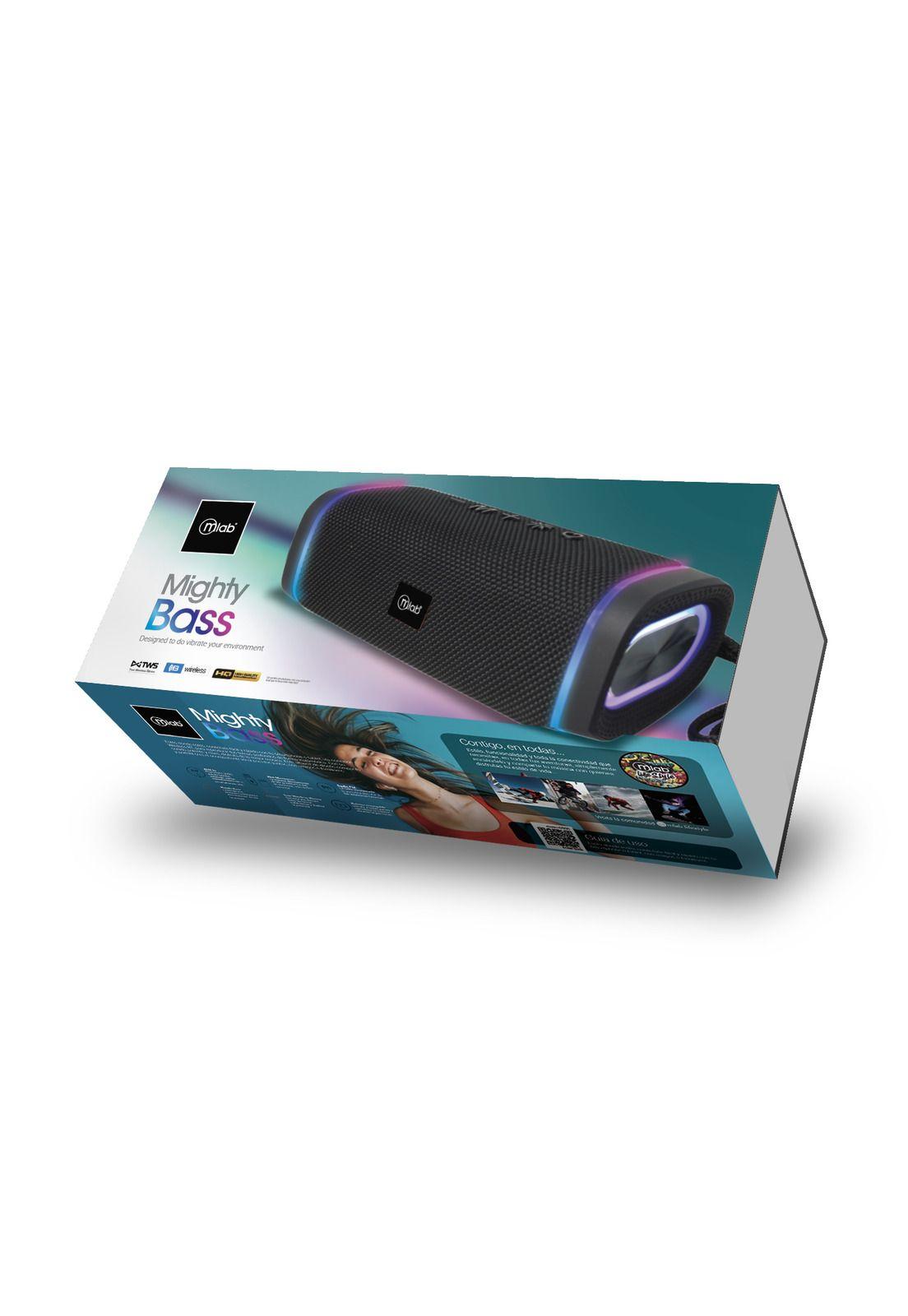 Parlante Mighty Bass TWS Speaker 9300 Mlab-5