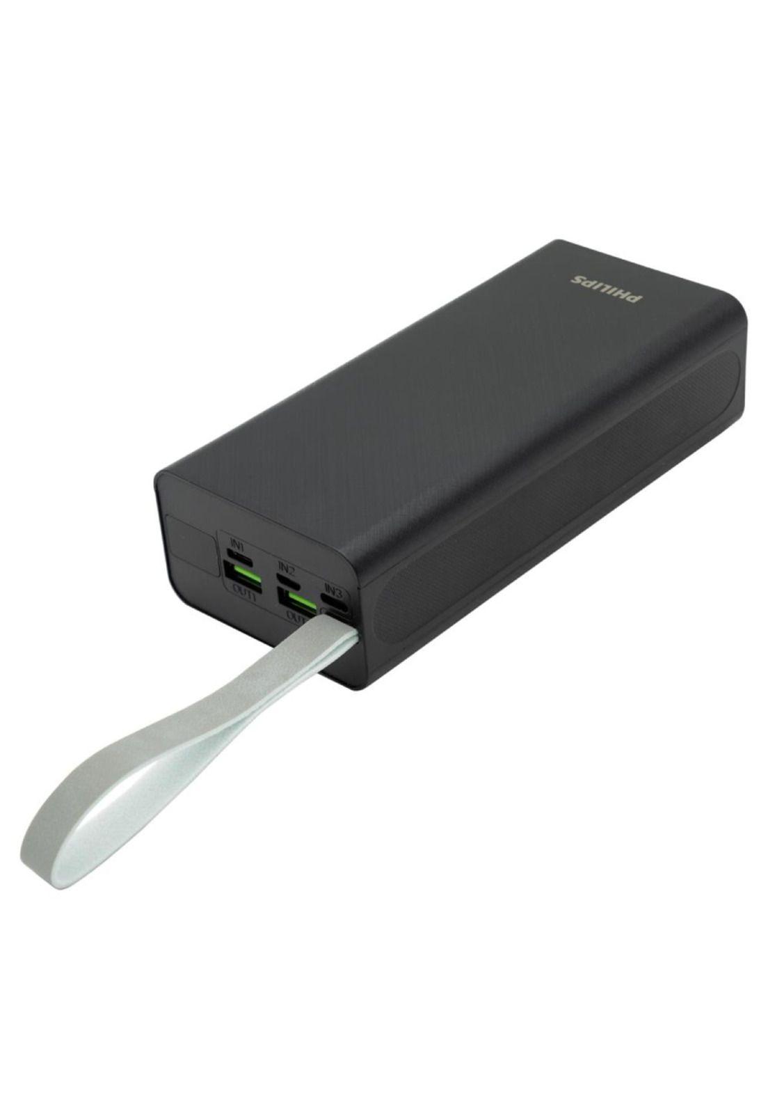 Powerbank Philips 30k Mah 22.5 Carga Rápida  Usb-C Dlp9790hb/95 -0