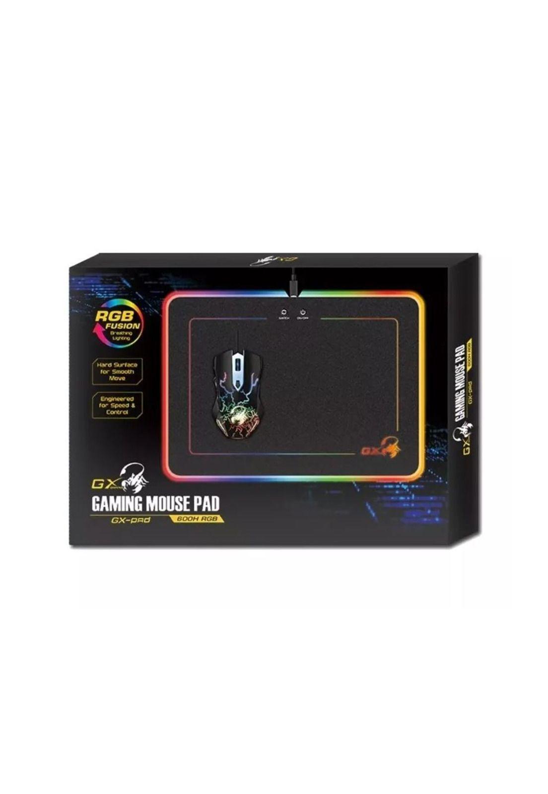 Mouse Pad Genius 600H RGB Antideslizante-4