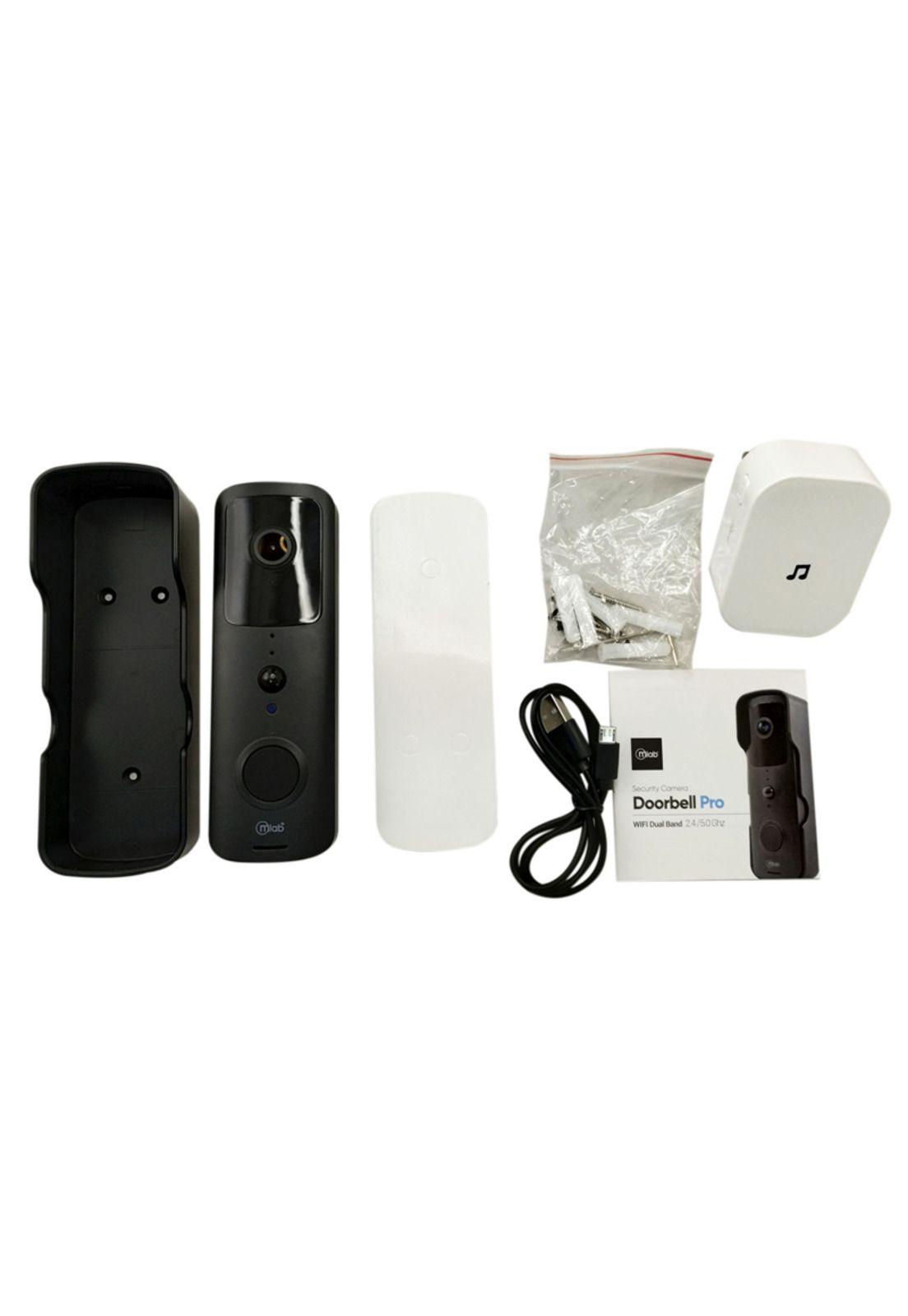 Timbre Inteligente Mlab Doorbell Pro 9256 1080p Wifi Color Negro-4