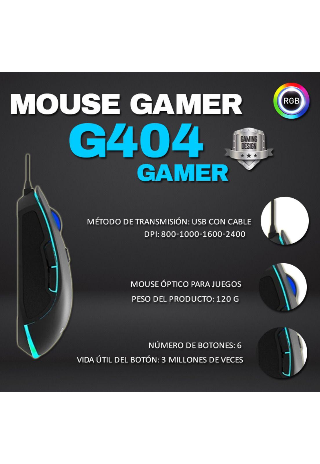 Mouse Gamer Philips SPK9404 / G314 / 6 Botones / 2400DPI-3