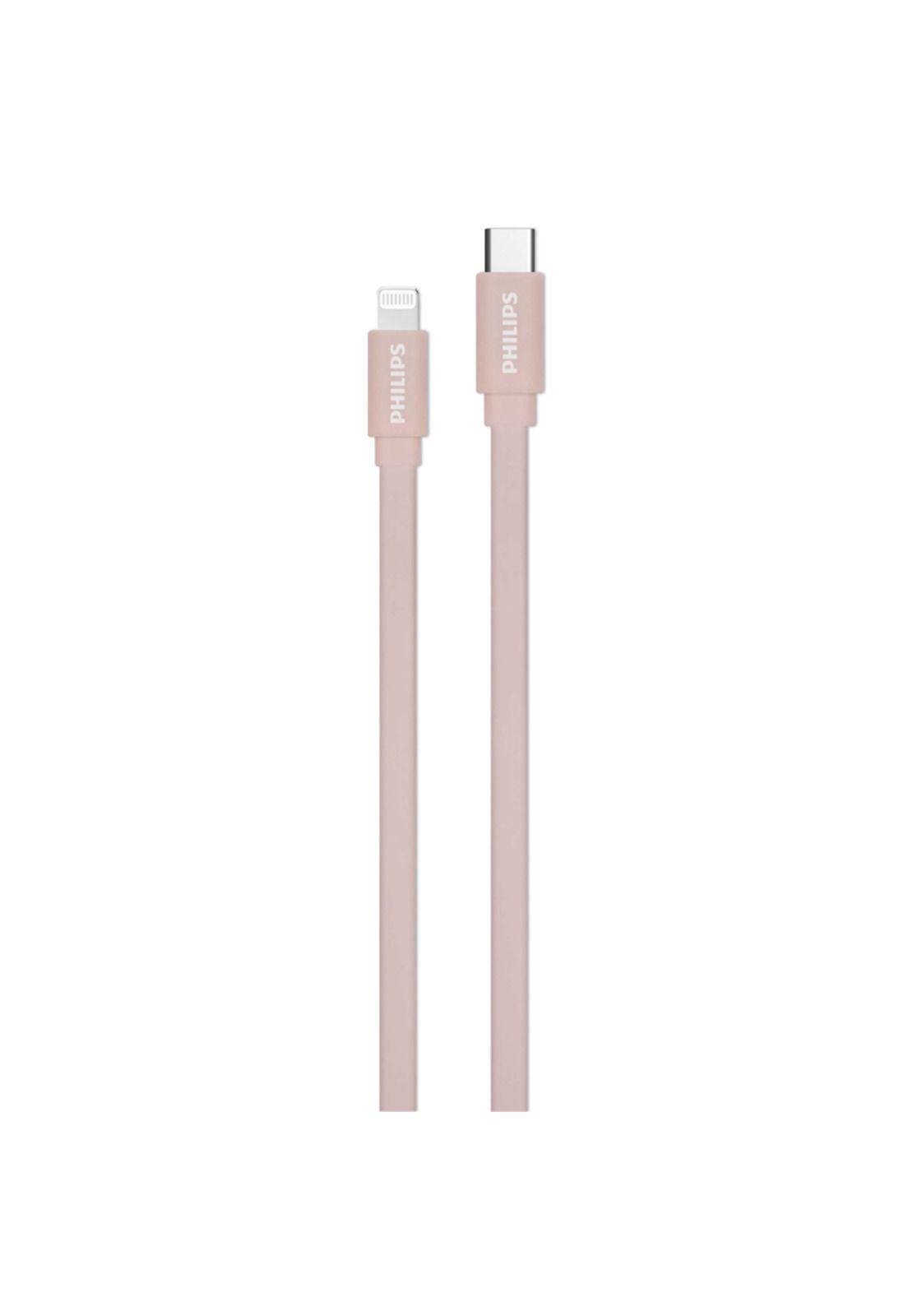 Cable Philips DLC7546V USB-C a Lightning 1.2 Mts-0